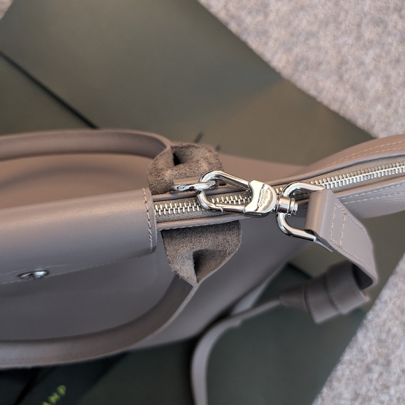 Longchamp Le Pliage City S Taupe Crossbody - Picture 2 of 11